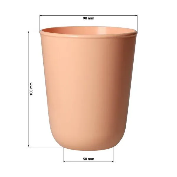 elasto nature elasto nature Becher "Tivoli" 350 ml, Orange, – Produktbild 3 von 3