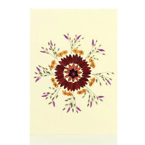 GLOBO Fair Trade GLOBO Fair Trade Grußkarte Wildblumen FEUERWERK – Produktbild 1 von 2