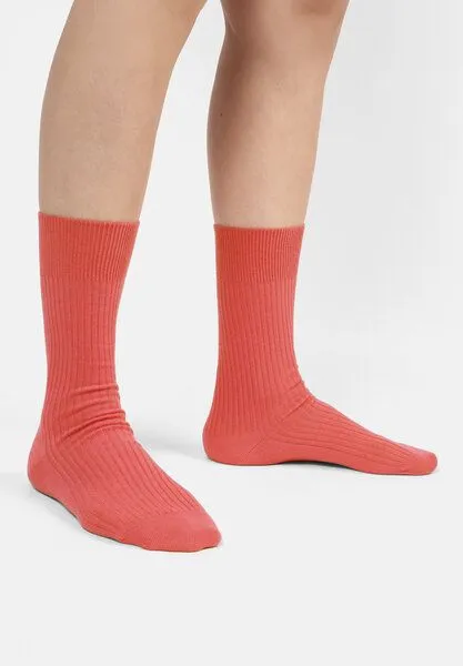 DillySocks DillySocks Socken „Ribbed Just Red“, Red, – Produktbild 2 von 4
