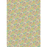 5 Bogen Recycling Geschenkpapier "Ethno" 50 x 70 cm, 80g/m² – Produktbild 1 von 1