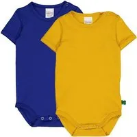 Freds World Freds World Kurzarmbody 2er-Pack, Surf / sonic yellow, – Produktbild 1 von 1