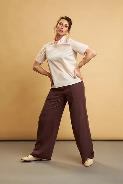 Skrabak Skrabak Damen Bluse aus Bio-Baumwolle "Sus", Rosa, – Produktbild 3 von 4
