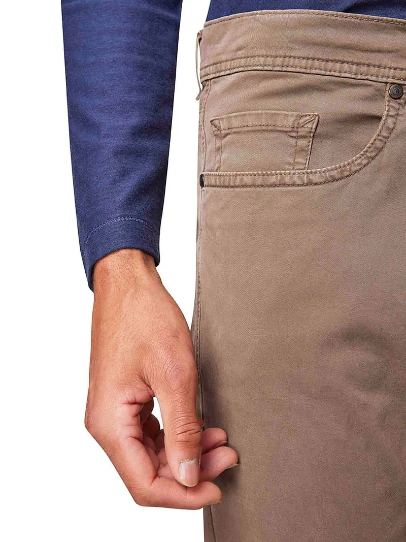 Pierre Cardin Pierre Cardin Hose Lyon Tapered Taupe - Größe W 34 - L 32, Taupe, – Produktbild 3 von 5