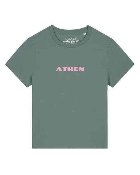 watapparel watapparel T-Shirt Frauen Athen Flora, Green bay, – Produktbild 1 von 3