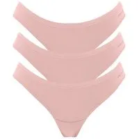 ORGANICATION ORGANICATION KAVINN | Tanga aus Bio-Baumwolle und TENCEL Modal im 3er-Pack, Dusty pink, – Produktbild 1 von 1