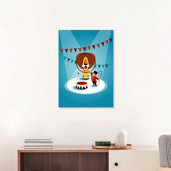 Photocircle Photocircle Poster / Leinwandbild - Zirkus-Löwe – Produktbild 8 von 8