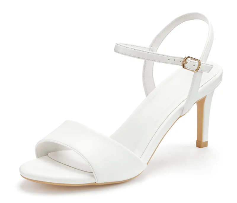 Lascana High-Heel-Sandalette, Weiß, – Produktbild 1 von 3