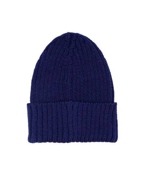 Kopyto Kopyto LUCHS – Gerippte Merino-Mütze aus 100 % RWS-Merinowolle, Marineblau, – Produktbild 3 von 6