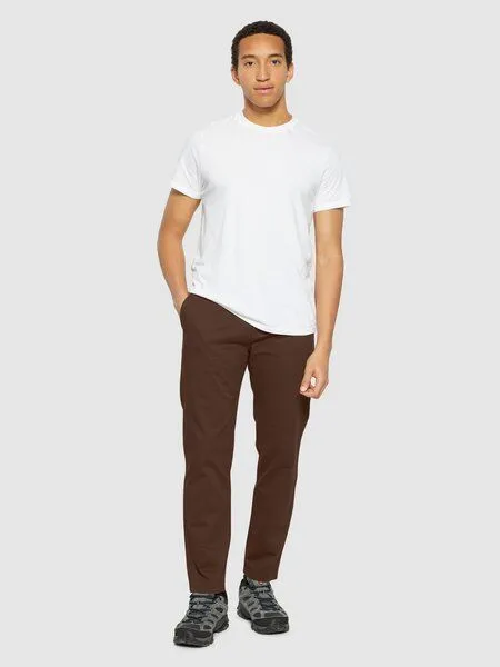 KnowledgeCotton Apparel KnowledgeCotton Apparel Chino CHUCK Twill, Demitasse brown, – Produktbild 4 von 4