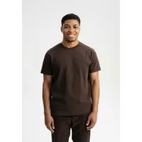 MELA MELA T-Shirt schwer Style PRAVIN aus 100% Bio-Baumwolle, Dunkelbraun, – Produktbild 1 von 1