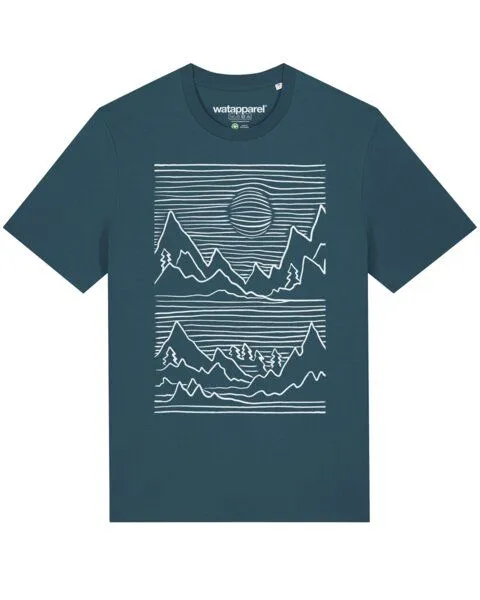 watapparel watapparel T-Shirt Unisex Mountains, Stargazer, – Produktbild 4 von 6