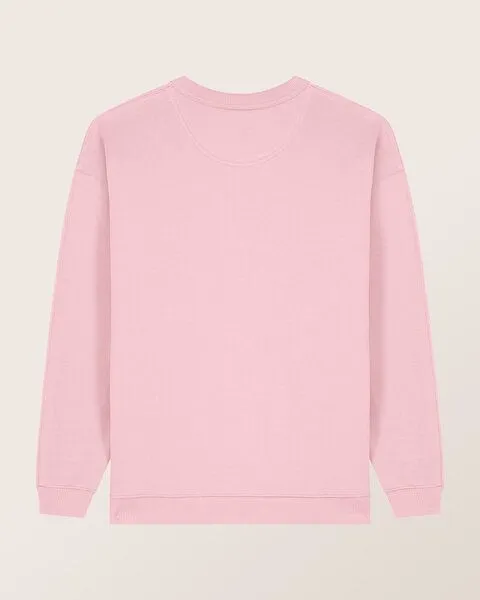 THE FACE OF ELEMENTS The Face of Elements Element - Oversized Fit Sweatshirt aus 100% Bio-Baumwolle, Soft rose (rosa), – Produktbild 1 von 4