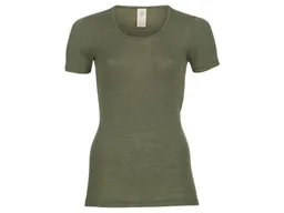Engel natur Engel Natur Damen Unterhemd Kurzarm Wolle Seide olive Gr.34/36 – Produktbild 1 von 1