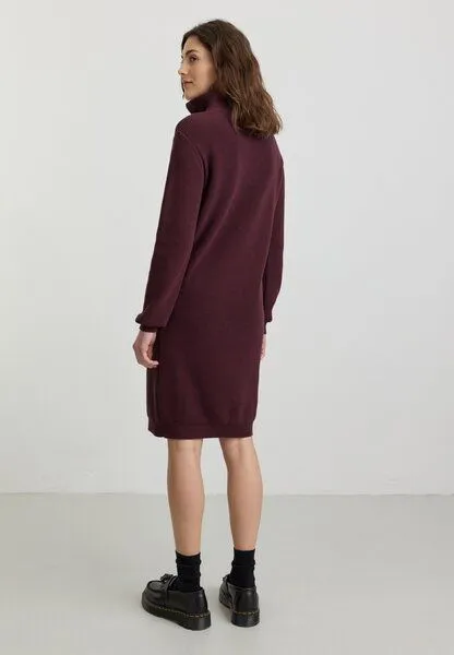 recolution Damen Strickkleid aus Bio-Baumwolle - STELLERA - recolution, Dark plum (lila), – Produktbild 4 von 4