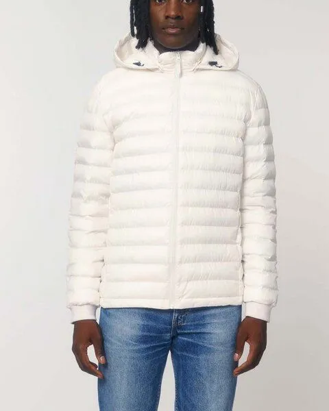 YTWOO YTWOO Herren Steppjacke | komplett aus recycelten Materialen gefertigt, Weiß, – Produktbild 3 von 4