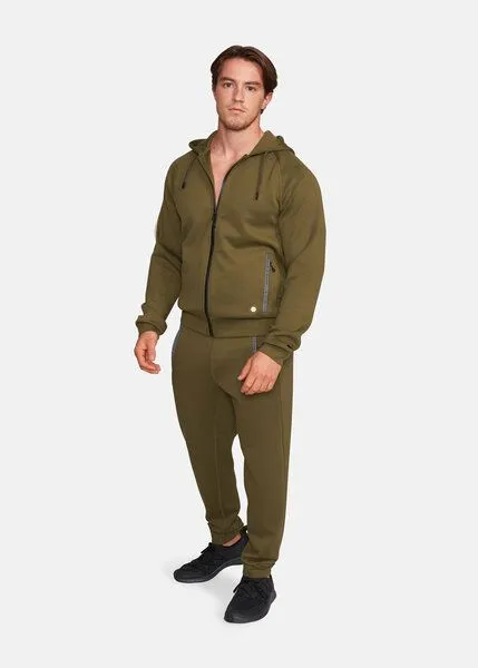 Golds Gym Golds Gym Lange Trainingshose „Eric“, Dark olive, – Produktbild 3 von 3