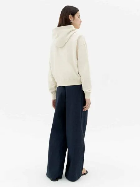 thinking mu thinking mu Valeria Sol - Damen Hoodie aus Bio-Baumwolle, Sol type (weiß), – Produktbild 3 von 4