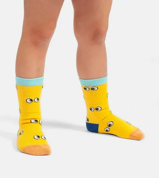 DillySocks DillySocks Kindersocken Lil Samureye aus Biobaumwoll-Mix, Gelb, – Produktbild 2 von 4