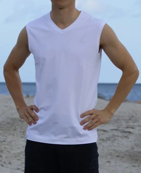 ESPARTO ESPARTO Tanktop Herren Takat, Schneeweiß, – Produktbild 3 von 3