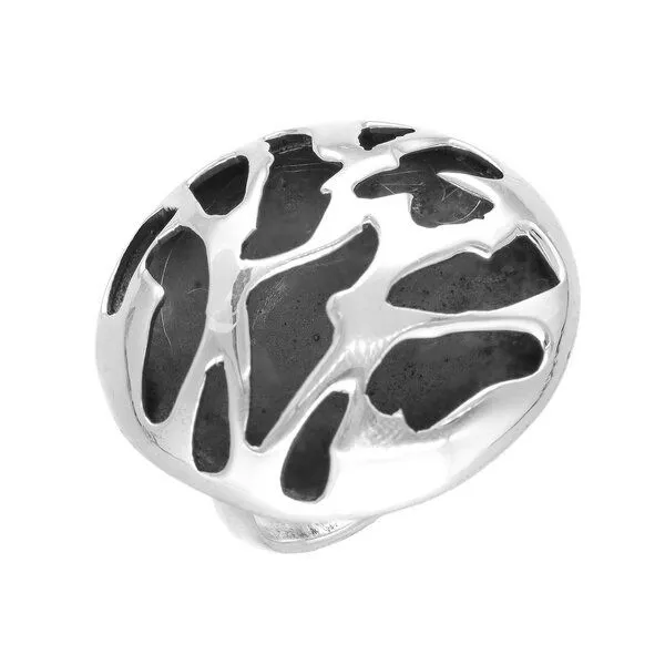 pakilia pakilia Silber Ring Ornament oval Fair-Trade und handmade – Produktbild 3 von 6