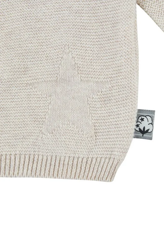 Sterntaler Sterntaler Sweatjacke GOTS Stickjacke (1-tlg), Grau, – Produktbild 5 von 5