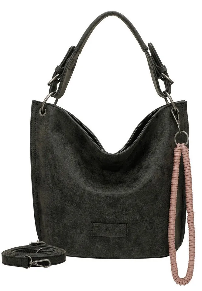 Fritzi aus Preußen Fritzi aus Preußen Schultertasche Fritzi31N, aus veganen Materialien, Schwarz, – Produktbild 2 von 5