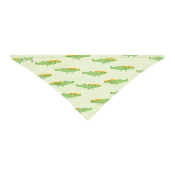 Sense Organics sense-organics Baby Retro Latz *Kakadu pink*/*Kroko grün* Gots & Fairtrade | Sense Organics, Grün, – Produktbild 1 von 1