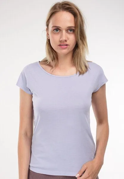 Alma & Lovis Alma & Lovis T-Shirt aus Bio-Baumwolle | Short Pure, Lavendel (lila), – Produktbild 1 von 4