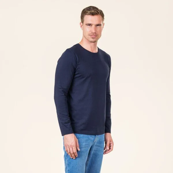 Living Crafts Living Crafts Langarm-Shirt - TERIK, Ink blue (blau), – Produktbild 2 von 4