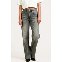 Kuyichi Kuyichi Damen vegan Jeans Izabella Straight Ashes To Ashes, Grau, – Produktbild 1 von 1
