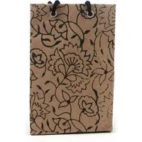 El Puente El Puente Geschenktasche | Fair Trade & Handmade aus Indien, Schwarz,rot, – Produktbild 1 von 1