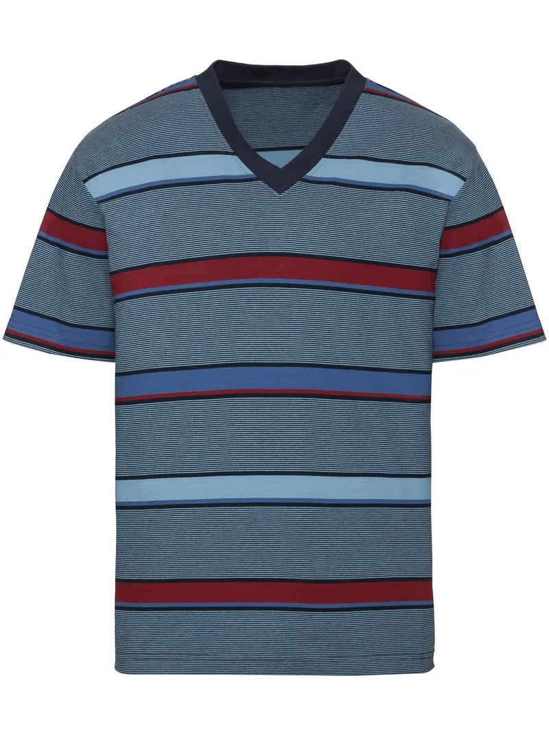 wäschepur men Shorty marine-rot-gestreift, Marine-rot-gestreift, – Produktbild 2 von 2