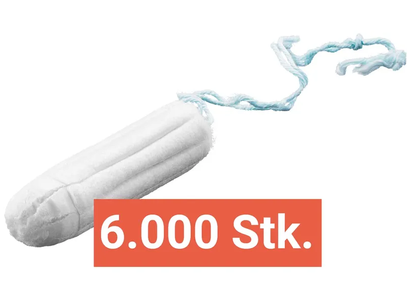 Satino Satino Bio-Tampons "FemCare", Karton mit 6.000 Stk. – Produktbild 1 von 1