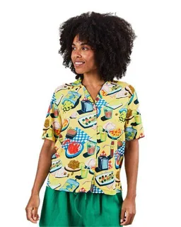 Brava Fabrics Brava Fabrics Kurzarmbluse Chiringuito Aloha – Produktbild 1 von 1