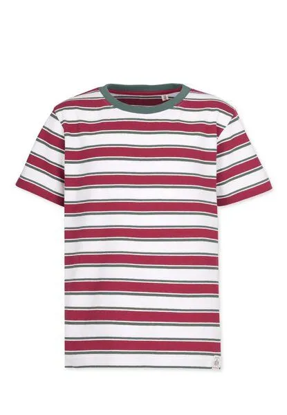 Band of Rascals Band of Rascals Dual Stripe T-Shirt, Brick-red-cilantro-green, – Produktbild 2 von 4