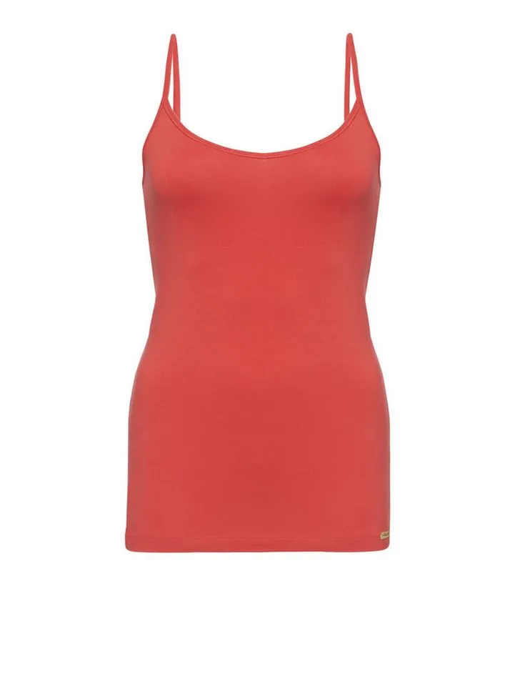 comazo comazo Achseltop Damen Trägershirt 2764 (Stück, 1-St) Vegan, Rot, – Produktbild 1 von 3