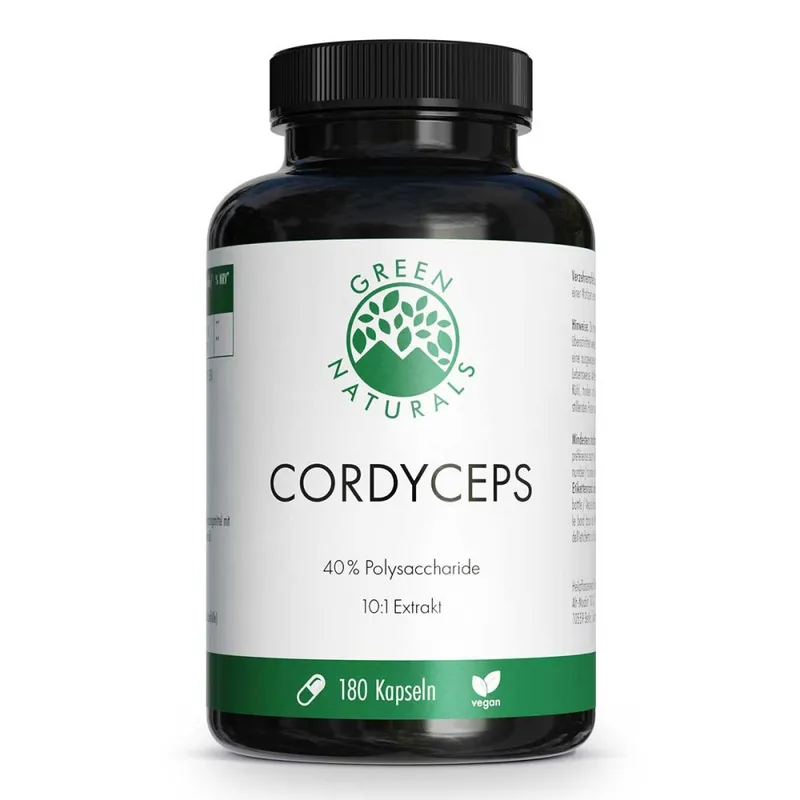 Green Naturals Green Naturals Cordyceps sinensis Kapseln vegan – Produktbild 1 von 1