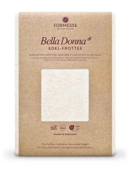 formesse formesse Spannbettlaken aus Edel-Frottee für die kälteren Monate, Wollweiss 0114, – Produktbild 1 von 4