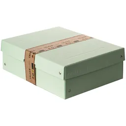 Falken Falken Aufbewahrungsbox "PURE Box" Pastell, DIN A4, 100 mm Höhe, grün – Produktbild 1 von 1