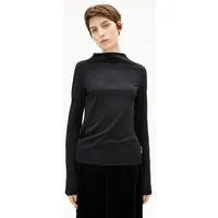 ARMEDANGELS ARMEDANGELS CALUNAA Damen Longsleeve aus Bio-Woll Mix, Black, – Produktbild 1 von 1
