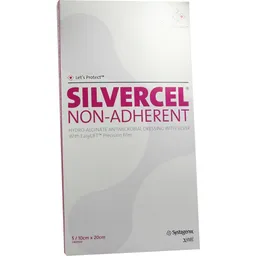 Solventum Germany SILVERCEL Non Adherent Kompressen 10x20 cm 5 St Kompressen – Produktbild 1 von 1
