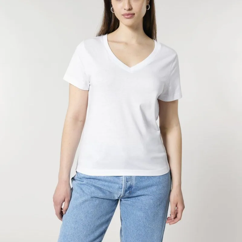 UNIPOLAR UNIPOLAR V-Neck T-Shirt Island, White, – Produktbild 1 von 1