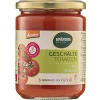 Naturata NATURATA Geschälte Bio-Tomaten in Tomatensaft, demeter-zertifiziert, 420 g – Produktbild 1 von 1