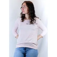 Diamond-Army Diamond-Army Creme Pink Pullover mit Schriftzug – Produktbild 1 von 1