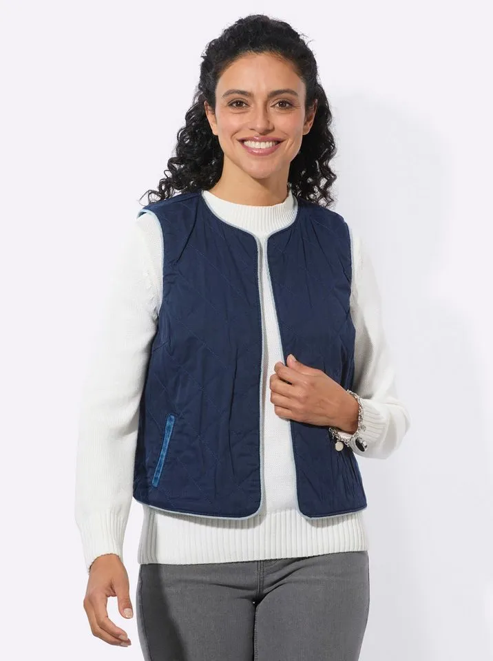 Witt Witt Jerseyweste Wende-Weste, Blau, – Produktbild 2 von 5