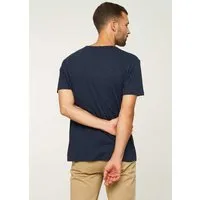 recolution Herren Slub T-Shirt aus Bio-Baumwolle - BAY - recolution, Dark navy (blau), – Produktbild 2 von 5