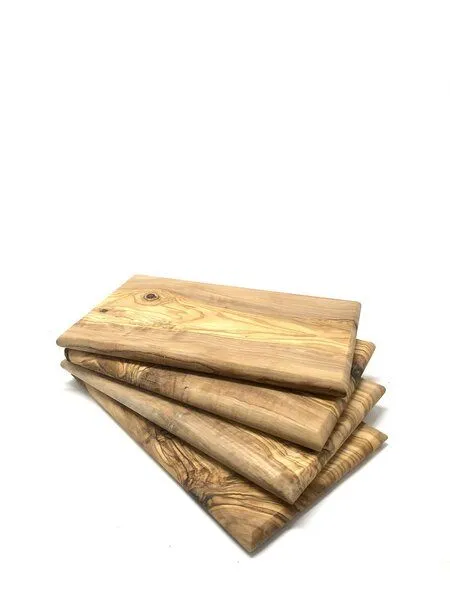 Olivenholz erleben Olivenholz erleben Frühstücksbrett gefaste Ecken (ca. 25 x 15 cm) aus Olivenholz – Produktbild 2 von 7