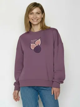 GreenBomb GREENBOMB Fig Core - Lässiges Sweatshirt aus Bio-Baumwolle / hochwertiger Print / GOTS / Fair & Vegan – Produktbild 1 von 1