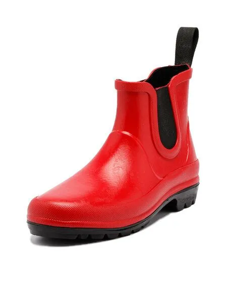 Grand Step Shoes Grand Step Shoes Damen Gummistiefel Vicky Kautschuk, Rot, – Produktbild 3 von 4