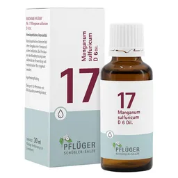 Biochemie Pflüger Schüßler-Salze Biochemie Pflüger 17 Manganum Sulfur. D6 Tropfen – Produktbild 1 von 1